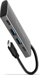 AXAGON HMC-4G2, AXAGON HMC-4G2 4-in-1 Hub, USB-C 10Gbps, 2x USB-A, 2x USB-C, USB-C