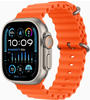 Apple MREH3CS/A, Apple Watch Ultra 2 49mm Titan-Gehäuse mit orangefarbenem Ocean