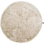 benuta Nest Hochflor Shaggyteppich Whisper Beige &oslash; 80 cm rund - Bettvorleger f&uuml;r