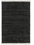 benuta Basic Kurzflor Teppich aus recyceltem Material Tom Schwarz 60x100 cm -