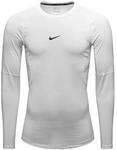 Nike Langarmshirt T-shirt Pro blanc