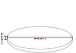 VidaXL Dessus de table Bois ch&ecirc;ne massif Marron &Oslash;60x1,5 cm