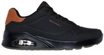 Skechers Sneaker Baskets Uno Suited On Air durabuck gaufr&eacute;
