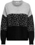 Only Pullover Pull motif l&eacute;opard col rond