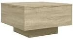 VidaXL Wohnzimmertische Table basse Bois d'ing&eacute;nierie Marron 55x55x31 cm
