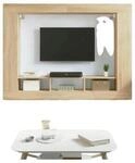 VidaXL Meuble TV Bois d'ing&eacute;nierie Marron 152x22x113 cm