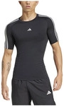 adidas T-Shirts & Poloshirts T-shirt Techfit 3-Stripes compression