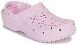 Crocs Clogs Classic Floral Cut Out Clog