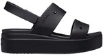 Crocs Keilabsatzsandalen Sabots Brooklyn 4u noir