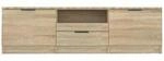 VidaXL Meuble TV bois d'ing&eacute;nierie marron 140x35x40 cm