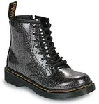 Dr. Martens Kinderstiefel 1460 J Black Silver Nebula Glitter in Schwarz, 33