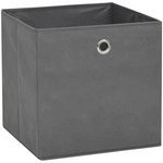 VidaXL K&ouml;rbe, Kisten, Regalk&ouml;rbe Bo&icirc;te de rangement non-woven fabric gris