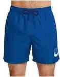Nike Badeshorts Ba&ntilde;ador Swim Breaker Swim Logo 5Inch Volley azul se&ntilde;ales
