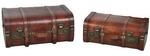 VidaXL Koffer, Aufbewahrungsboxen Coffre de rangement Vintage Bois Marron 2...