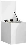 VidaXL Koffer, Aufbewahrungsboxen Bo&icirc;te de rangement bois d'ing&eacute;nierie blanc