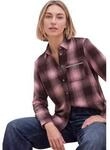 Street One Blusen Y/D Check Overshirt w tape detail 346945