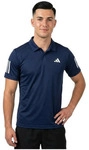 adidas Poloshirt Polo Club 3 Stripes bleu
