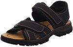 Rieker Flache Sandalen Offene Trekkingsandale Samtcalf 25051-01