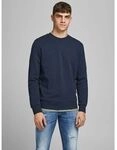 Jack & Jones Kapuzensweaters 12181903 CREW NECK-NAVY BLAZER