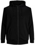 Jack & Jones Kapuzensweaters 12182493 BASIC SWEAT ZIP-BLACK