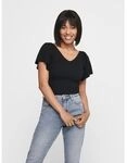 Only T-Shirts & Poloshirts 15203888 LEELO-BLACK