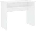 VidaXL Bureau Bois d'ing&eacute;nierie Blanc 90x50x74 cm
