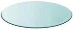 VidaXL Sportschuhe Dessus de table en verre tremp&eacute; transparent &Oslash; 50 cm