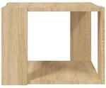 VidaXL Wandregale Table basse Ch&ecirc;ne sonoma 40x40x30 cm Bois d'ing&eacute;nierie