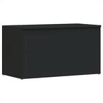 VidaXL Koffer, Aufbewahrungsboxen Coffre de rangement Bois d'ing&eacute;nierie Noir