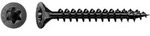 SPAX Universalschraube BLAX - Vollgewinde, Senkkopf, T-STAR plus, 4-CUT, Schwarz