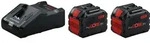 Bosch Starter-Set 2 x ProCORE18V 12.0Ah + Ladeger&auml;t GAL 18V-160 Betriebsart: