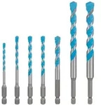 Bosch EXPERT HEX-9 Multi Construction Bohrer-Set, 4/5/6/8/10/12 mm, 7-tlg.