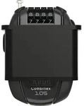 ABUS Combiflex Kabelschloss Rest 105 black + CHR Halterung: Combiflex Halter|L&auml;nge: