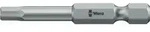 Bit z&auml;hhart, Gesamtl&auml;nge 50 mm, f&uuml;r Innen-6-kant-Schrauben 1/4"...