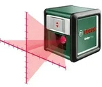 Bosch Kreuzlinien-Laser Quigo Plus Betriebsart: Batterie-Betrieb|Art des Zubeh&ouml;rs: 2