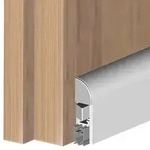 T&uuml;rabsenkdichtung Athmer Wind-Ex, PVC Farbe: silber|L&auml;nge: 735.00 mm
