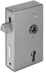 AMF Schiebetor-Schlosskasten 140S-40ZW, blank
