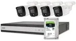 ABUS Komplett-Set mit 4 analogen Mini-Tube-Kameras + Rekorder Ausf&uuml;hrung: