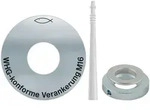 fischer WHG Set beschichteter Beton M16 R Passend zu: FIS A M16 R, RG M16 R, RG M16 I