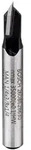 Bosch PRO V-Nutfr&auml;ser, 1/4-Zoll, D1 6,3 mm, L 9,2 mm, G 45 mm, 90&deg;...