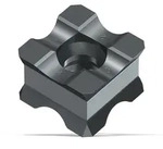FEIN Wendeschneidplatte SX, VE 10 St Radius 2,5 mm Ausf&uuml;hrung: Radius 2,5 mm