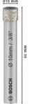 Bosch PRO Ceramic dry Bohrer, 10 x 66 mm Durchmesser (D) mm: 10|Arbeitsl&auml;nge (L1)