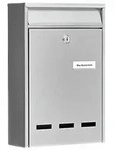 Briefkasten BURG-W&Auml;CHTER POCKET 5871 Farbe: Silber