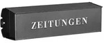 Zeitungsbox BURG-W&Auml;CHTER 808 Farbe: grau