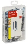 fischer Meister-Box Spreizd&uuml;bel SX Plus + Schraube (160-tlg.) Reale Inhaltsmenge: 80