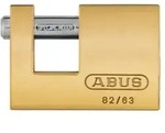 ABUS Vorh&auml;ngeschloss Monobloc 82 Schlie&szlig;ung: verschiedenschlie&szlig;end|Gr&ouml;&szlig;e: 82/63