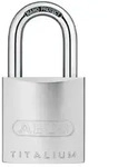 ABUS Vorh&auml;ngeschloss 86 TITALIUM ohne Zylinder Gr&ouml;&szlig;e: 86/TI55 ohne Zylinder