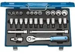 GEDORE Steckschl&uuml;ssel-Satz 1/2" 27-teilig, 6-kant