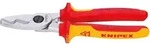 KNIPEX Kabelschere VDE mit Mehrkomponenten-Griffen 200mm