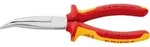 KNIPEX Storchschnabelzange VDE gebogen mit Mehrkomponenten-Griffen 200mm